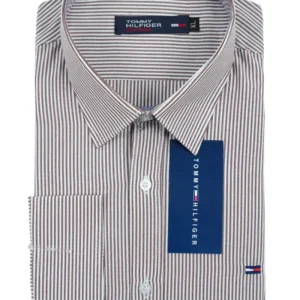 Chemises Tommy Rayée 100% Coton Oxford Ref-TC6331S