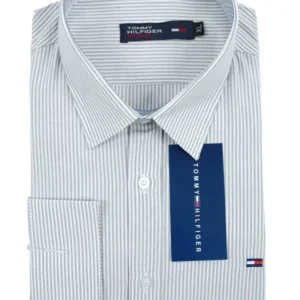 Chemises Tommy Rayée 100% Coton Oxford Ref-TC6331S