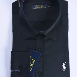 Chemise Ralph En pur Coton Ref-RS8701 ( Noir